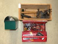 TOOL BOX & PINE BOX WITH PART