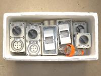 BOX WITH 3 PHASE POWER OUTLETS