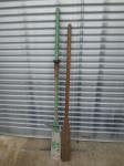 1737 · 2 TIMBER OARS