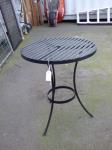1746 · BLACK PAINTED CAST IRON TABLE