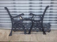 1756 · CAST IRON BENCH SEAT - UNASSEM