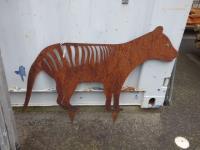 1803 · METAL CUT OUT SILOUETTE OF A T
