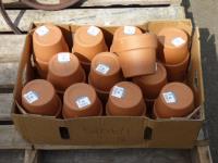 1817 · 33 SMALL TERRACOTTA PLANTERS