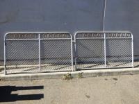 1878 · PAIR OF METAL DRIVEWAY