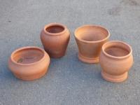 1937 · 4 TERRACOTTA PLANTERS