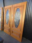 2031 · PAIR OF LEADLIGHT STYLE ENTRAN