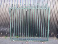 2035 · GREEN POWDER COATED FENCE PANE