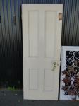 2037 · PINE 4 PANEL DOOR WITH LOCK &