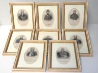 2 · SET OF 8 STEEL PLATE ENGRAVED