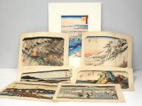 6 Unframed Japanese Wood Block
