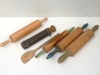 20 · 4 ROLLING PINS, SPOON & A VINT