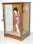 Cased Geisha Display Doll H-54