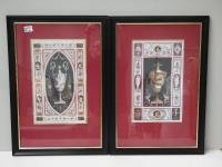 31 · 2 FRAMED ETRUSCAN STYLE PRINTS