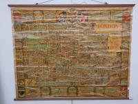 1950'S Map Of London H-104 W-1