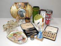 Box Of Vintage Items Including