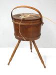 1970'S Barrel Shaped Sewing Bo