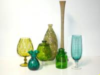 59 · 7 PIECES OF ART GLASS