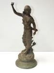 Cast Bronze Figure Of A Maiden