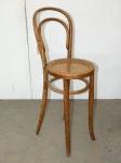 Bentwood Shop Stool With Ratta