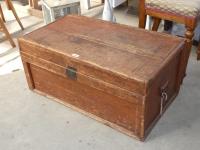 Primitive Pine Chest H-40 L-86
