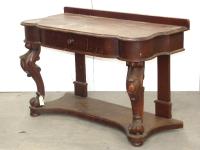Carved Victorian Hall Table Wi