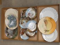 145 · 3 BOXES OF VARIOUS CHINA PLATE