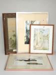 4 Framed Artworks (1 Print, 1