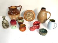 Box Of Art Pottery, Repaired H