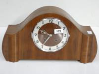 176 · GERMAN DECO STYLE MANTEL CLOCK