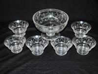 180 · STUART CRYSTAL FOOTED FRUIT BO