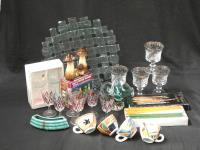 2 Boxes Of China, Glass, Vinta