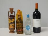 4 BOTTLES OF VARIOUS ALCOHOL I