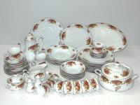 4 Boxes Of Floral China By Cro