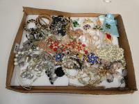 BOX OF COSTUME JEWELLERY