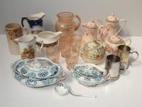 2 Boxes Of Vintage Glassware,