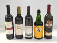 5 Bottles Of Vintage Red Wine
