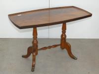 273 · MAHOGANY COFFEE TABLE WITH TUR