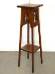 Oak 2 Tier Palm Stand With Tur