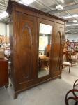 284 · ASH 3 DOOR FITTED WARDROBE WIT
