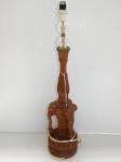 Carved Timber Table Lamp Base