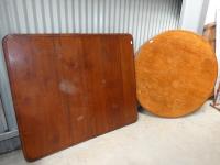 305 · 2 TIMBER TABLE TOPS