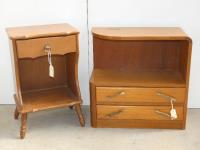 2 Retro Bedsides H-60 W-61 Cm