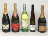 5 BOTTLES OF VARIOUS WINE - AS