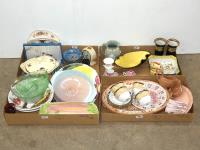 4 Boxes Of Retro China, Uraniu