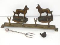 FIRE TOOL BRACKET, GERMAN SHEP