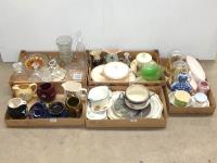 5 Boxes Of Various Glassware &