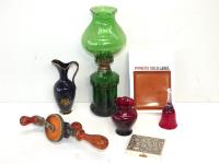 Box Of Coloured Glass, Oil Lam