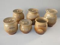 6 AUSTRALIAN POTTERY KITCHEN C
