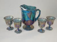 IRRIDESCENT INDIANA GLASS JUG