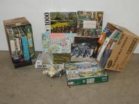 3 Boxes Of Vintage Jigsaw Puzz
